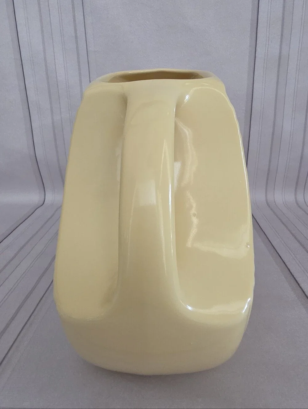 Vintage Fiestaware New Yellow Disc Pitcher